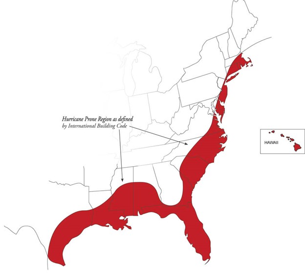United States Hurricane Prone Region (HPR)