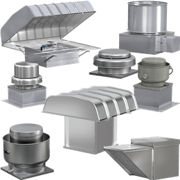 91͵ Roof Mounted Fans