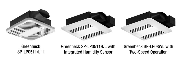 ceilingfanthree Low-Profile Local Exhaust or Whole-House Ventilation