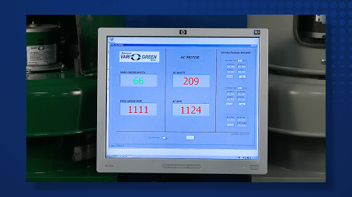 Watt usage of ECM vs. Belt drive motor at 1120 rpm