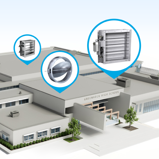 Where Do Industrial Dampers Fit in K-12 Schools? | Greenheck Blog