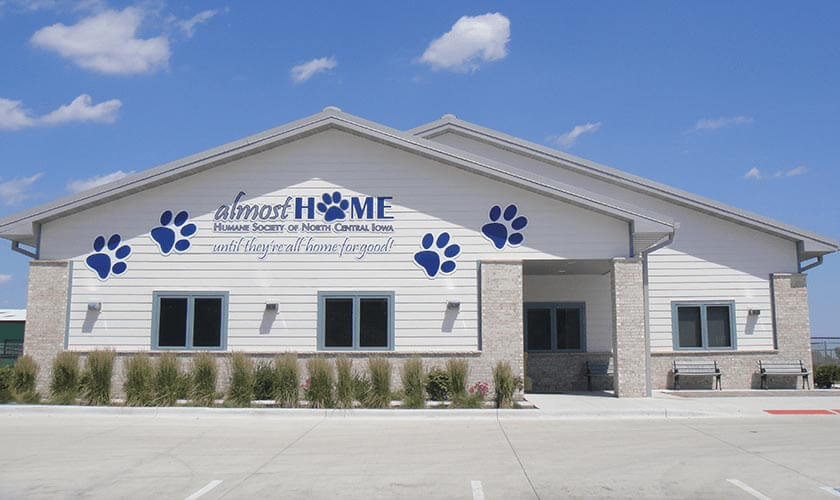 Almost Home Animal Shelter Fort Dodge, IA - Project Profile
