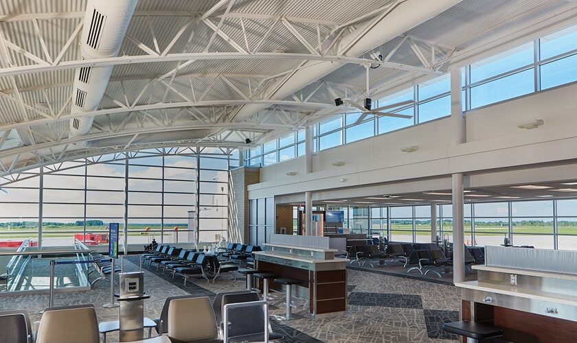 Central Wisconsin Airport Terminal - 91����͵�� HVLS