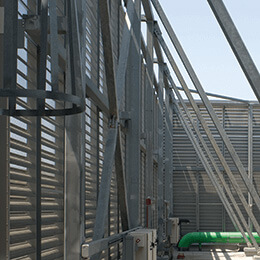Kaiser Permanente Orange County Irvine Medical Center Los Angeles, CA - Louver Wall