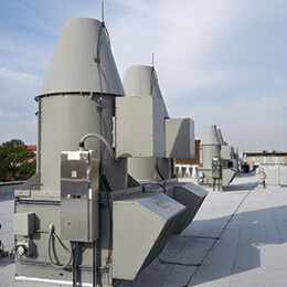 Rice University Houston, TX - Side view Vektor-H Fan