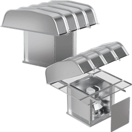 Greenheck RSQ Hooded Rooftop Mixed Flow Fan